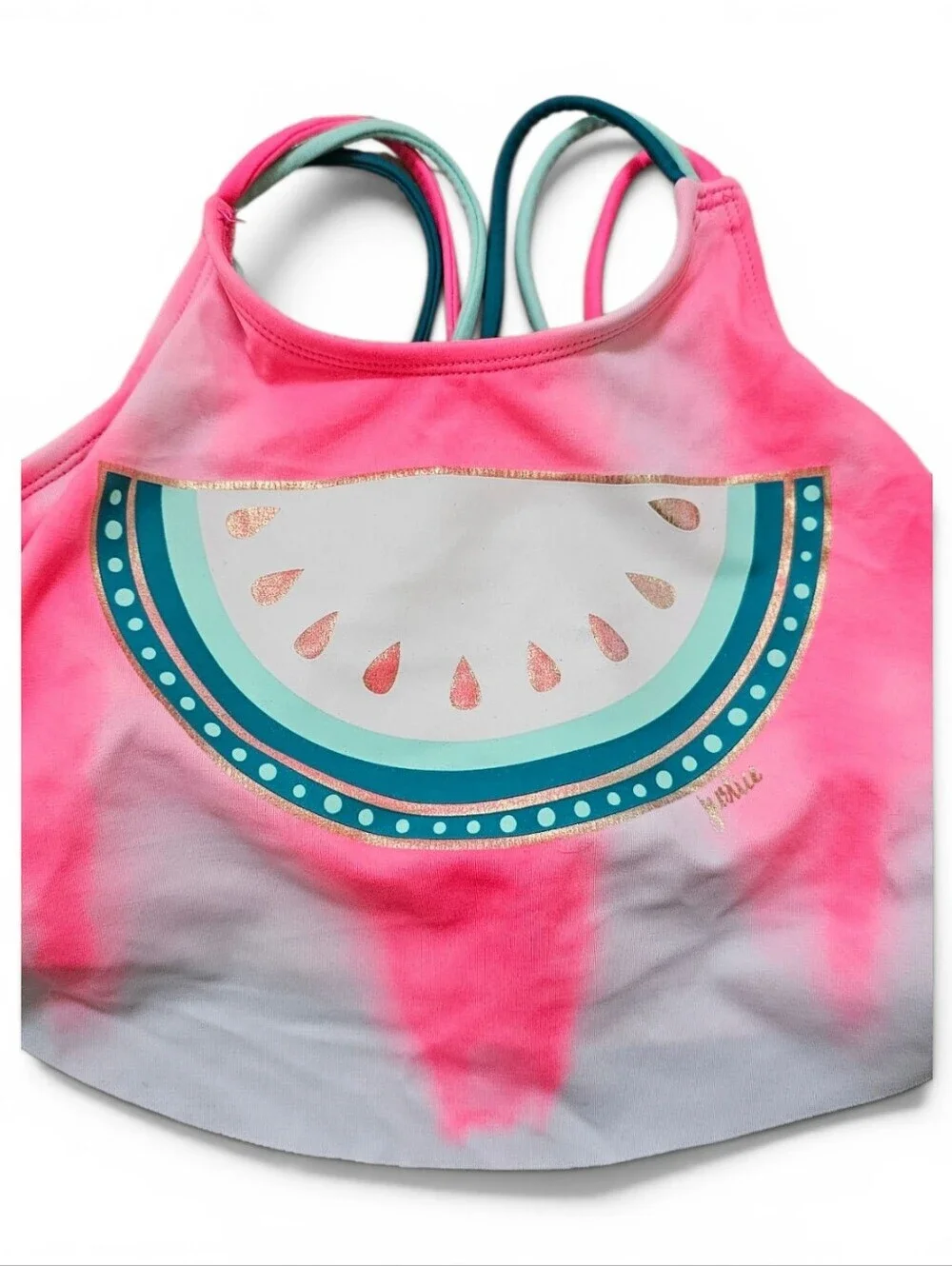 Justice Girls Watermelon Bikini Swimsuit Size 14